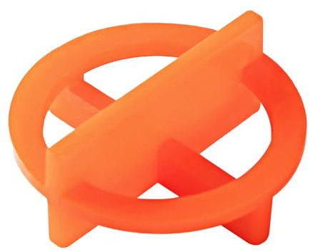 Tipu 200 Stück entfernbare Fliesen-Abstandshalter, 2 mm, wiederverwendbar, Kreuzfliesen-Abstandshalter für Abstand von Boden- oder Wandfliesen, weiß