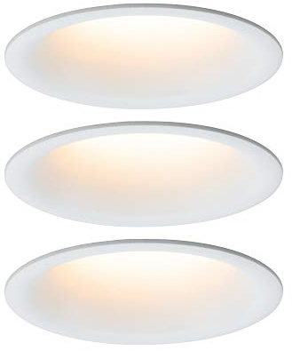 Paulmann 93419 Einbauleuchte LED Cymbal 3x6,5W Weiß matt blendfrei dimmbar
