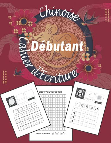 Cahier d'Ecriture Chinoise Débutant: Apprendre à écrire le chinois pour enfant ou adulte de niveau élémentaire