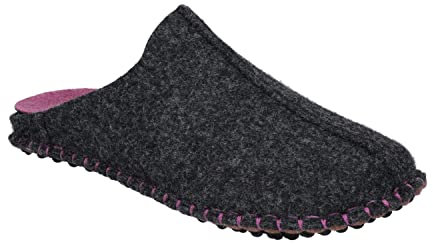 Westland by Josef Seibel Damen Pantoffeln Sevilla 01,Weite G (Normal),lose Einlage,Latschen,Schlappen,hausschlappen,Grau (anthrazit),42 EU / 8 UK