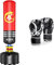 Dripex 175cm Boxsack Erwachsene Freistehender Standboxsack MMA Boxpartner Boxing Trainer Heavy Duty Boxsack mit Saugfuß
