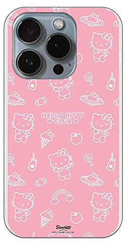 Personalaizer Original Case Compatible with iPhone 14 Pro with Hello Kitty Pattern Design on Pink