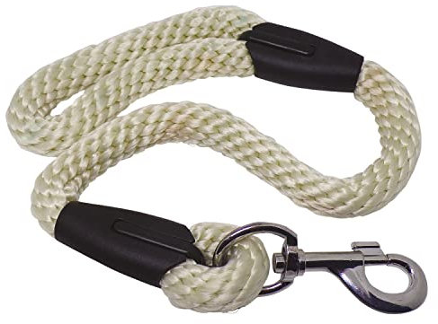 WeGeek - Laisse pour Chien en Corde tressée, Convient aux Grands Chiens (Max 70 kg), Longueur 65 cm, circonférence 1,8 cm, Couleurs Assorties