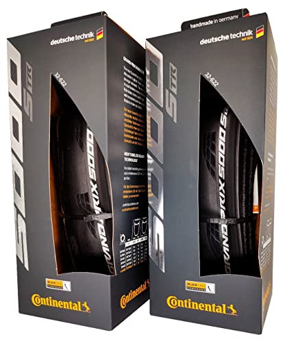Continental Grand Prix 5000 S TR 700x32 schwarz - schlauchlos bereit - 2 Stück