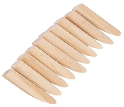 50 Stück Taschenlochstopfen 9,5 Mm Holzdübel Taschenlochlehre Holzbearbeitungswerkzeug Jig Zubehör Teil Set Kit (Kiefer)