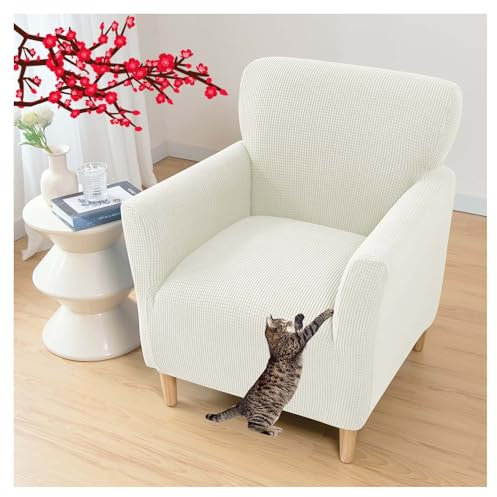 AQIGR Sesselbezug Stretch Sesselhusse, Sofaüberzug Clubsessel Sessel Bezug Cocktailsessel Armchair Sesselhussen mit Armlehne Hussen für Sessel für Eine Einfache Reinigung (Color : A5)