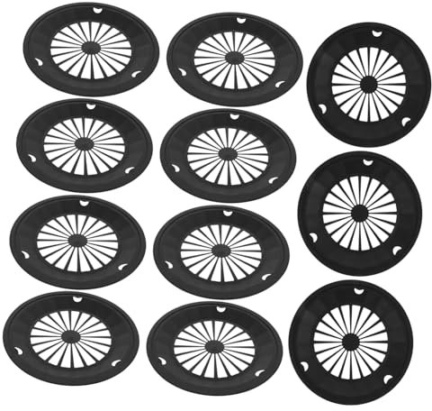 BESPORTBLE Plastic Plate Holders for Paper Plates Bbq Camping Strainer Fruit Vegetable Draining Tray 10pcs Set
