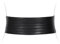 VONMELLI Breiter Gürtel Damen, Elastischer Taillengürtel Damen für Kleider Vintage Mode Dehnbarer Korsettgürtel Cinch Gürtel Schwarz Passend für Taillenumfang 80-89cm