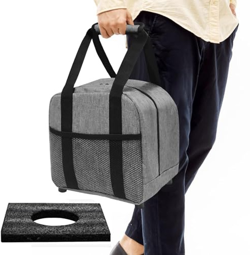 Besreey Single Bowling Ball Bag - Bowling Bag for Single Bowl, Bowling Bag Handbag, Bowling Tote Bag, Waterproof Oxford Cloth Portable Bowling Ball Carry Bag with Padded Bowling Ball Holder,