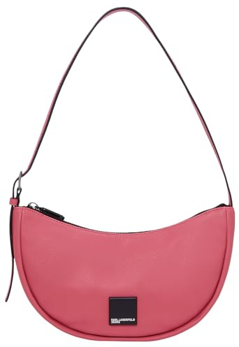 KARL LAGERFELD JEANS Damen Box Logo Soft Halfmoon Bag Schieferrose One size