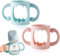XURJUMI 2 Stück Baby Bottle Handles, Baby Bottle Handles Silicone, Bottle Handle Holder, Baby Silicone Bottle Handles, Wide Neck Baby Bottle Handles For Baby Small Hand Grip Design