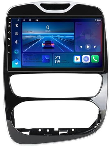 YIANKWY Android 14 Radio Estéreo 9 Inch Pantalla Táctil Capacitiva Navegación GPS 4 Core USB 4G Red WLAN Bluetooth para Renault Clio 4 BH98 KH98 2012-2018 Audio FM/Am/RDS Radio Video Player WiFi SWC