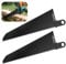 Reciprocating Saw Blades Compatible with Black and Decker Piranha Scorpion Saws, SSB229CT Carbon Steel Black Blades for Cutting Wood Plastic Hardwood (2Pcs)