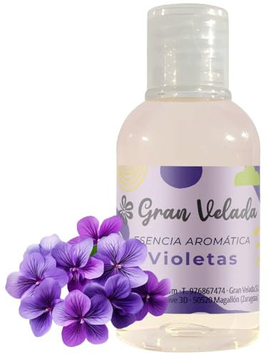Esencia Aromática de Violetas Gran Velada | Floral y Dulce Aroma, Ideal para Cosméticos y Ambientadores Caseros | Certificado IFRA Incluido
