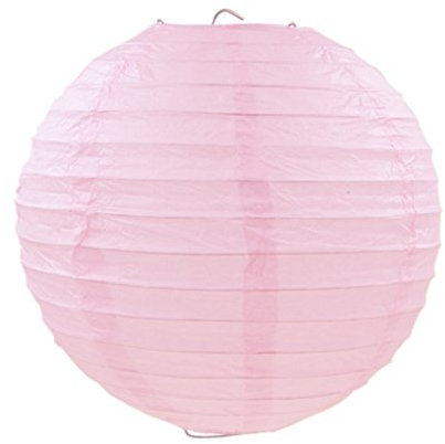 Beiersi Papier Laterne Lampenschirm Hochzeitsfeier Dekoration (12(30cm), Rosa)