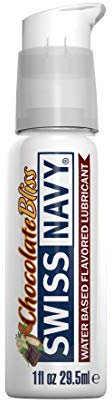 SWISS NAVY - Gleitmittel mit Chocolate Bliss Geschmack - Essbar: Paraben- & zuckerfrei - Stimuliert Sinne & Geschmacksnerven - Nicht klebend - 30ml