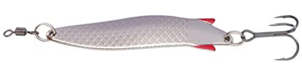 Abu Garcia Toby Spoon Señuelo de Pesca | Legendaria Cuchara para Depredadores de Agua Dulce y Salada | Acción Irresistible para lucios, truchas, salmones, percas y más | Plata, 5,7 cm