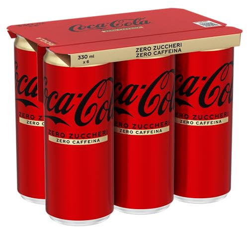 Coca Cola Boisson gazeuse sans sucres sans caféine - Le pack de 6x33cl