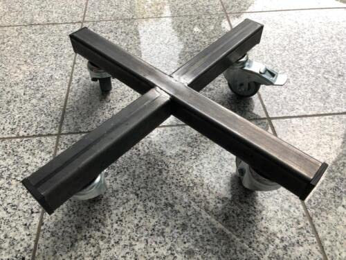 Pflanzenroller X-VRS400 Schwerlast Metall bis 400kg Rolli Blumenroller Untersetzer (ST30-700x700mm)
