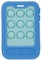 Nuby Baby Zahnungsspielzeug, ab 3 Monaten, Giggle Bytes Sensory Popper Handy, blau