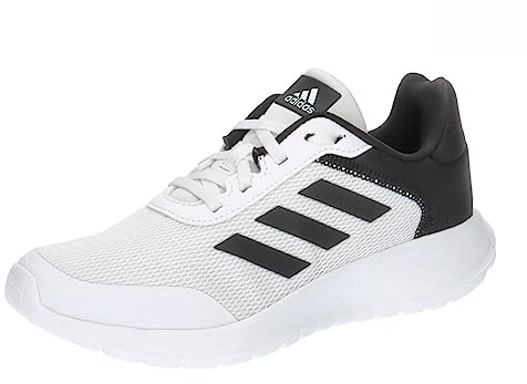 Adidas Unisex Kinder Tensaur Run Shoes, Cloud White/core Black, 40 EU