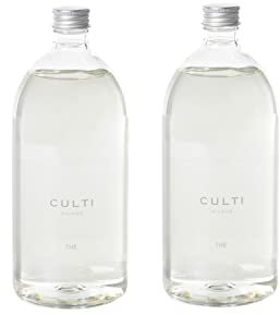 2 Culti Raumduft Nachfüller 1000 ml - The - insgesamt 2000 ml