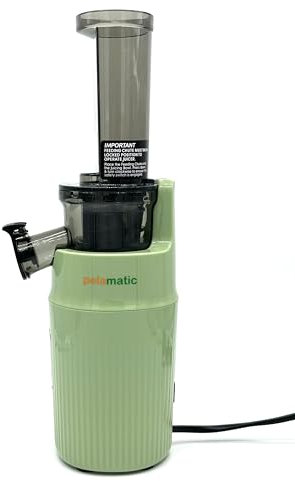 Zuminstant Compact - Presse-agrumes électrique à jus (Slow Juicer) : pressé à froid, riche en nutriments, mixeur sans mousse, gain de place, élégant et polyvalent, pour fruits et légumes frais