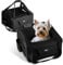 FELLNASE Hundebox Auto Katzen Transporttasche - Das Wohlfühl Hotel für Hund u. Katze - Flugzeug zugelassene Hunde Transportbox Tasche + Staufach 40 x 34 x 25 cm I faltbar Transport Tragetasche