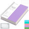 EMSHOI Notebook A5 Bullet Dotted Journal, 300 Pages/150 Sheets, 100gsm Dot Grid Paper, Waterproof Hardcover, Spiral Wirebound Notepad for Women Men Office School Work Writing, 14.5 x 21cm, Purple