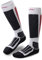 gipfelsport Skisocken für Kinder, Herren und Damen - Dicke Socken aus Merinowolle, warme Merino Snowboardsocken, 1x Paar Skistrümpfe, Weiß, Größe 39-41