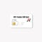 Carte SIM 4G pour Tracker GPS Winnes Tkmars, Données Uniquement, Pas de Voix, Pas de SMS, Carte sim GPS Tracker Application Android iOS Plug and Play Carte sim sans nom