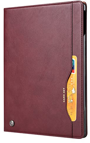 Funda para Apple iPad Pro de 11 y 12.9 pulgadas con entrepiso y encendido automático, piel sintética, función atril, a prueba de golpes, protección completa para Apple Pencil Charge Black Pro de 12.9