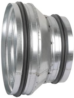 CasaFan Réduction rouge en différentes tailles [largeur nominale/diamètre] : NW 125/80 mm