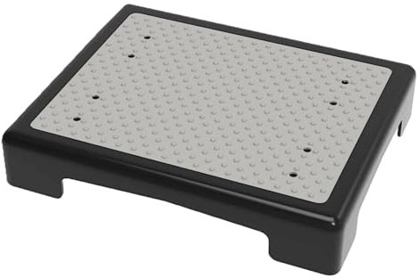 Tritthocker Trittstufe 9,5cm Höhe, Rutschfeste Halbstufen für Senioren ältere Menschen, Halbstufen für Treppe, 400lbs Tragkraft Einstiegshilfe Schritt Hocker für Bad Bett Küche Badezimmer Schlafzimmer