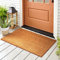 Floordirekt Fußmatte, Kokosmatte für Aussen und Innen, rutschfeste Fussmatte, Teppich für Haustür, Flur, Garten, Terrasse Natur 40 x 60 cm | 17mm