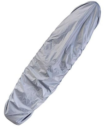 LLSUZY 420D Kayak Cover, Waterproof and Dustproof Heavy Duty Kayak Storage Cover, UV Resistant Canoe Storage Dust Cover for Outdoor and Indoor Kayak Cockpit Protection