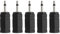 Micro Traders 5PCS 2.5mm Mono to 3.5mm Mono Jack Adapter Compatible with Mobile Phones MP3 and Other Devices with 2.5mm Interface Mono Audio Jack Adapter