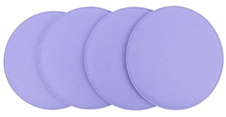 CB Home & Style Filz Sitzkissen Stuhlkissen Polster Auflage Kissen 4er Pack rund oder eckig (Flieder, Rund - ø35cm)