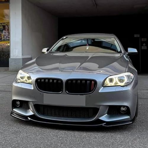 Frontspoiler kompatibel mit BMW 5er F10/F11 M–Paket 2011–2016 mit ABE TÜV | kompatibel mit BMW 5er F10/F11 M-Pack 2011-2016 - Schwarz glänzend