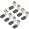 PATIKIL Carbon Brushes 12x8.5x5.5mm for Electric Motors Power Tool Rotary Tool Table Saw Spare Part Repair, 8 Pack