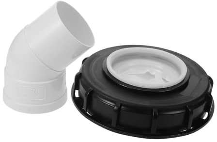 KONTONTY IBC Deckelfilter für Effektiver IBC Tankfilter Robuste Kunststoffkonstruktion Einfache Langlebig und Widerstandsfähig gegen Raues