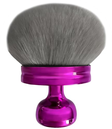 MUNSKT Grand pinceau de bronzage Kabuki, pinceau de maquillage pour le corps, applicateur auto-bronzant pour le dos, protection solaire, applicateur pour protection solaire, fond de teint, blush