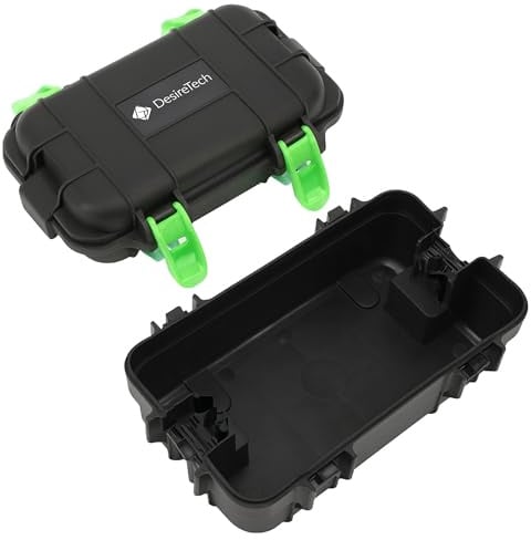 Desiretech Weatherproof Outdoor Electric Box – IP54 Rated, Heavy-Duty Power Supply for Garden Tools, Christmas Lights, and DIY Tasks (Electrical Box Only, Small)