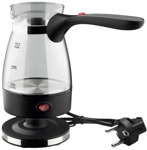 Elektrische Türkische Kaffeemaschine: 600ml Türkischer Kaffeekocher Turkish Coffee Pot Elektrische Türkische Kaffeekanne Teekanne Espressokocher Camping Kaffeekocher Mokkakanne Turkish Coffee Maker