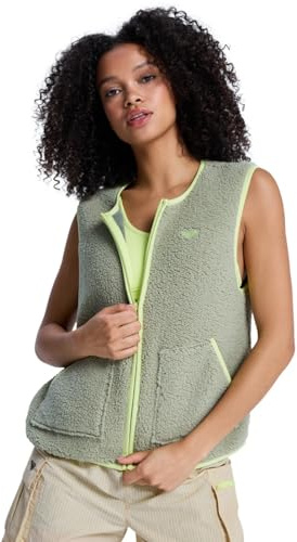 Roxy Boundless Spirit - Fleece-Weste - Frauen - S - Grün.