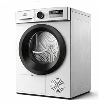 Asciugatrice a Pompa di Calore 8 kg, M09501, 15 Programmi, Classe E, con manopola e display LED