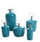 rg-vertrieb Leere befüllbare Gasflasche Propan Butan Camping Grill Gasbrenner Kochen Flasche wiederbefüllbar 0,5kg 1kg 2kg 3kg 5kg Umfüllschlauch Adapter wählbar (Gasflasche 5kg)