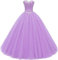 Vantexi Damen Elegante Formellen Abendkleid Ballkleider Perlen Abschlussball Kleid Festkleider Flieder Größe 42