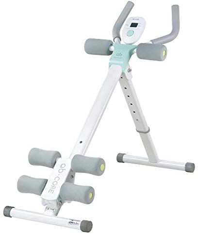 leikefitness Bauchmuskeltrainer, höhenverstellbar, Beine, Oberschenkel, Gesäß, mit LCD-Monitor (Green)