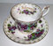 Royal Albert Tasse à collectionner / Février / Bone China / 1 tasse – 1 soucoupe / violet/frebruar